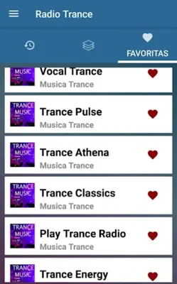 Radio Trance Music android App screenshot 1